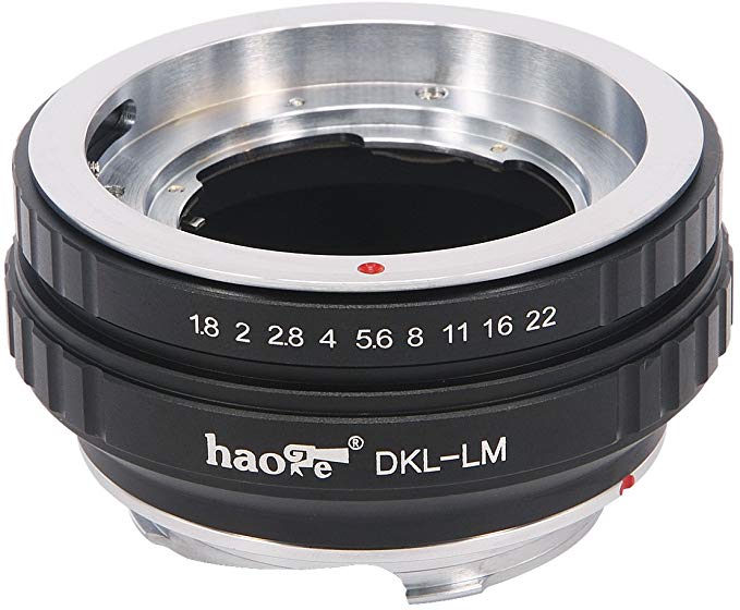 Haoge 렌즈 마운트 어댑터 for Voigtlander Retina DKL 렌즈 to Leica m-mount 카메라 등 m240, m240p, m262, m