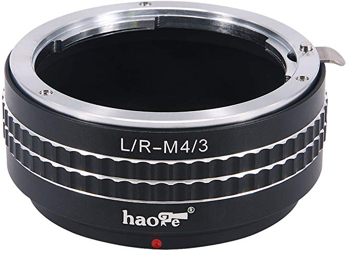 Haoge 수동 렌즈 마운트 어댑터 for 라이카 R LR 렌즈를 Olympus와 Panasonic 마이크로 포 서드 MFT m4 / 3 m43 마운트 카메라