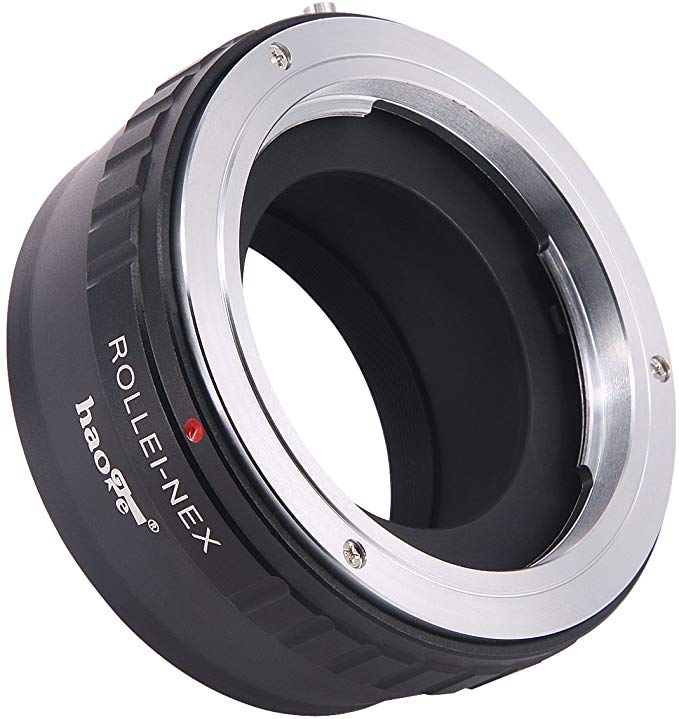 Haoge 수동 렌즈 마운트 어댑터 for Rollei 35 sl35 QBM 빠른 요넷 마운트 렌즈 to Sony E 마운트 NEX 카메라로 α NEX, NEX 