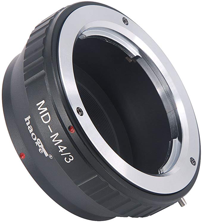 Haoge 수동 렌즈 마운트 어댑터 for Rokkor MD MC 마운트 렌즈를 Olympus와 Panasonic 마이크로 포 서드 MFT m4 / 3 m43 마