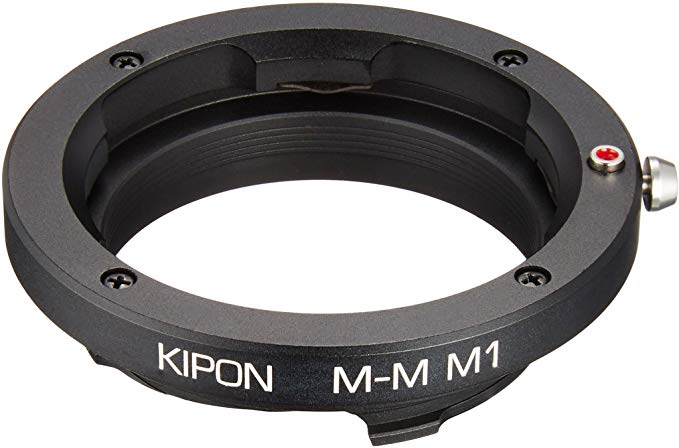 KIPON 라이카 M 마운트 어댑터 라이브 뷰 지원 매크로 / M-M 접사링 M1 (8.1mm) M-M M1