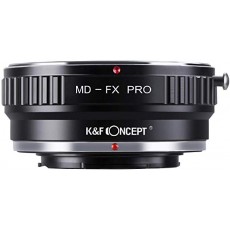 K & F Concept 마운트 어댑터 Minolta MD MC SR 렌즈 -FUJIFILM FX X-Pro1 카메라 장착 PRO 무광택 마무리 반사 방지 메이커