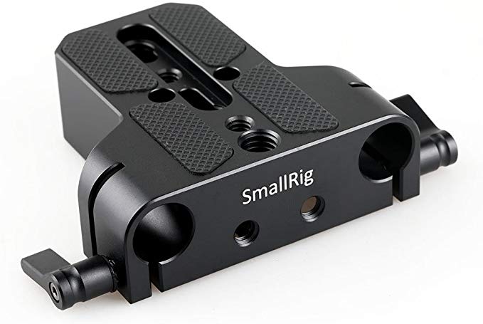 SMALLRIG 다용도 U- 기반 (알루미늄) 대부분의 일안 레 플렉스와 마이크로 카메라에 적용 Sony FS7, Sony A7 시리즈, Canon C100 / 