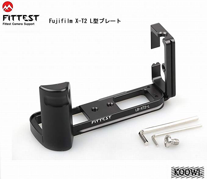 Fujifilm Fuji 후지 XT2 XT2 XT2 L 형 플레이트 L 형 빠른 릴리즈 플레이트, Koowl 제 컴팩트 네스가 뛰어난 분리형, 내마모성, 내 부식