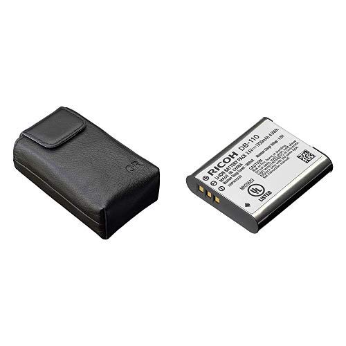 RICOH 소프트 케이스 GC-10 리코 30251 & 충전식 리튬 이온 배터리 DB-110 리코 37835