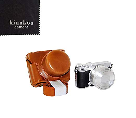 kinokoo Nikon 미러리스 일안 Nikon1 J5 (렌즈 범위 : NIKKOR VR, 10-30mm f / 3.5-5.6 포함) 카메라 케이스 카메라 가방
