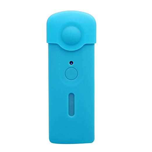 Andoer 보호 실리콘 연약한 케이스 보호 스킨 커버 고무 커버 Ricoh Theta S 360도 파노라마 카메라 전용 3 색 선택 블루