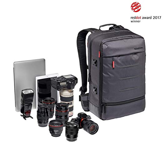 Manfrotto 카메라 배낭 Manhattan 컬렉션 26.5L 배낭 움직이는 50 삼각대 장착 가능 15.6 인치 PC 수납 가능 발수 소재 MB MN-BP-