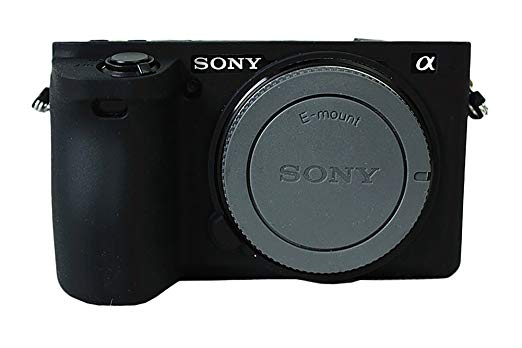 소니 Sony ILCE-6500 a6500 카메라 블랙에 대한 보호 실리콘 젤 고무 부드러움 카메라 케이스 커버 가방 검정