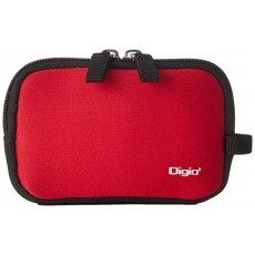 Digio 디지털 카메라 케이스 핸드 스트랩있는 레드 DCC-047R
