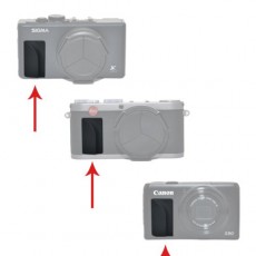 디지털 카메라 용 실리콘 미끄럼 방지 손잡이 범용 타입 22x38 mm (JJC CG-R1)
