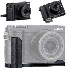 Kiorafoto 핸드 그립 Panasonic Lumix GX7MK3 GX7MK2 용 DMW-HGR2 호환 배터리 교체 편리