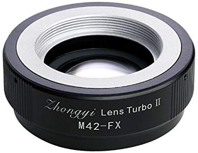 중 한 광학 (ZHONG YI OPTICS) 초점 리듀서 마운트 어댑터 Lens Turbo II M42-FX (M42 마운트 렌즈 → 후지 필름 X 마운트)