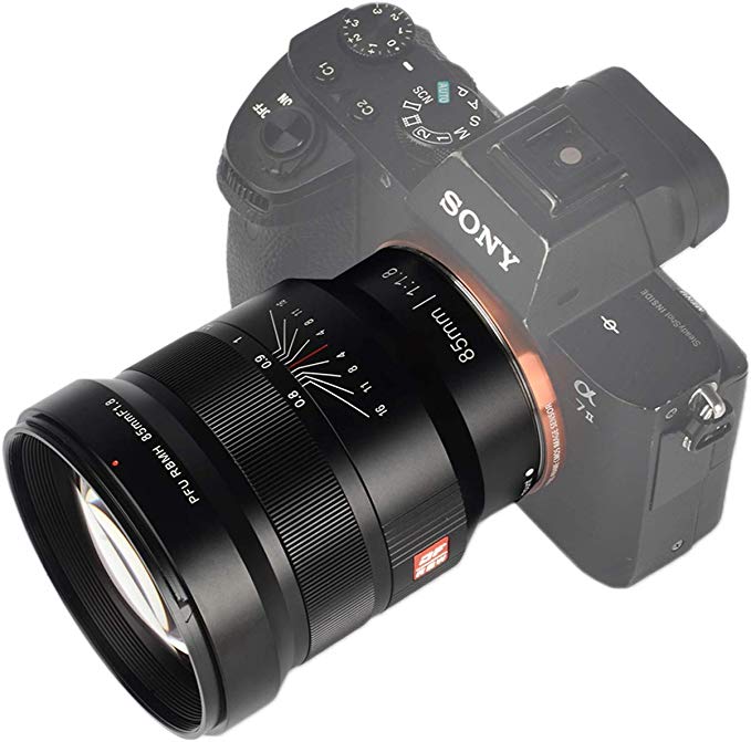 소니 카메라 렌즈, VILTROX 85mm F1.8 MF 렌즈 초상화 고정 초점 렌즈 풀 프레임 도장, 방진 시스템을 지원합니다. ...