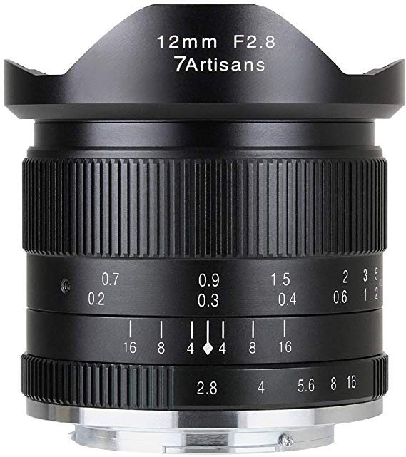 [일본 정품] 일곱 工匠 7artisans 1228MB 12mm F2.8 캐논 EF-M 블랙