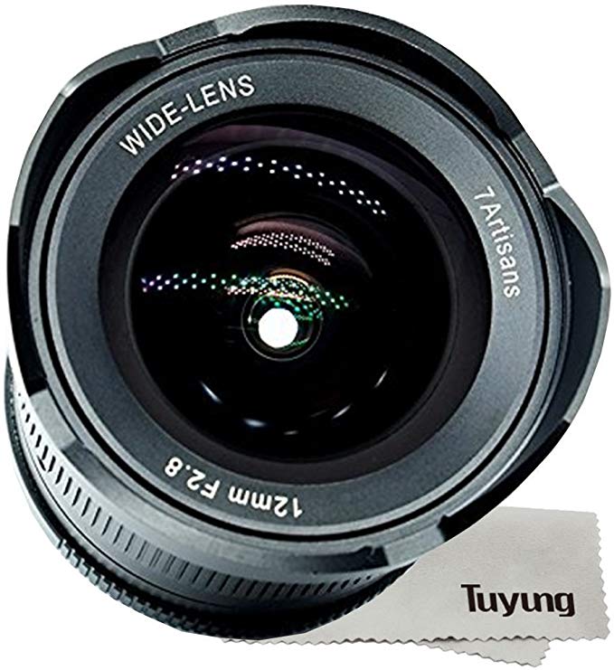 7artisans 12mm F2.8 광각 렌즈 A6500 A6300 A6000 A6500 A6300 A7 소니 E 마운트 카메라 APS-C 미러리스 카메라 수동 