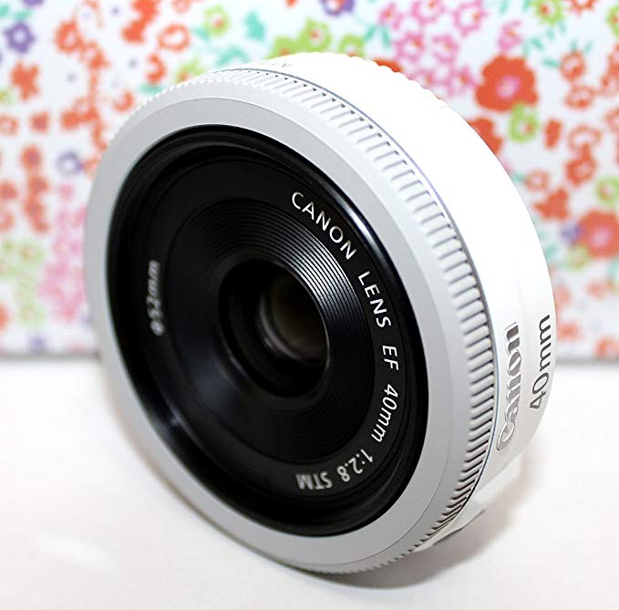 Canon 단 초점 렌즈 EF40mm F2.8 STM 풀 사이즈 대응 -White- Bulk Package [병행 수입품]