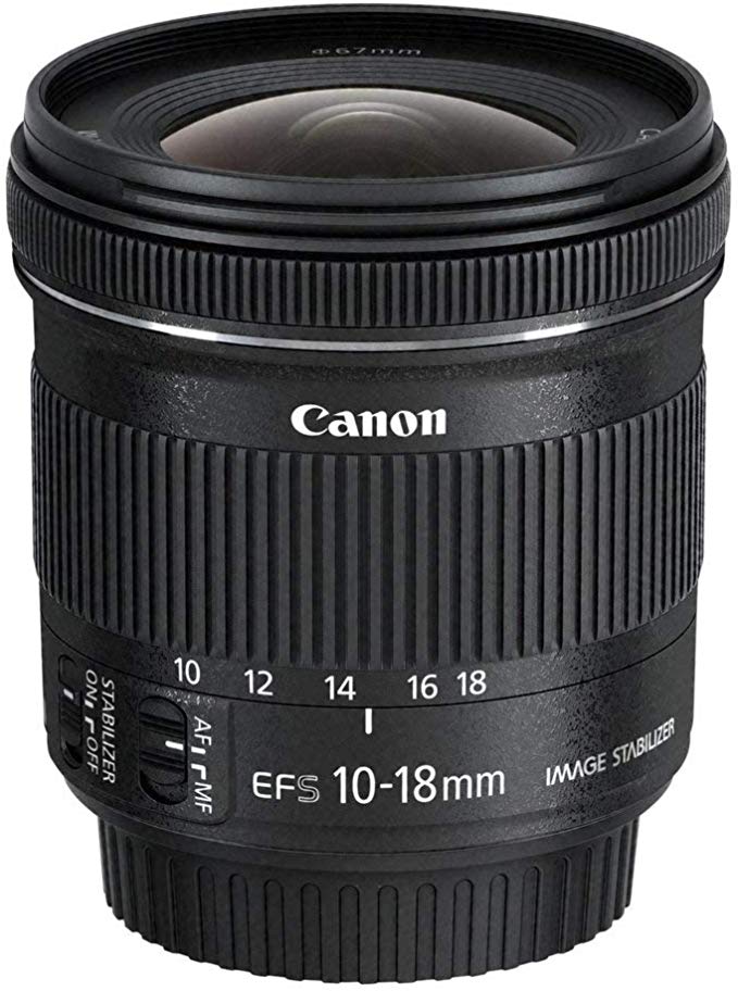 Canon 초광각 줌 렌즈 EF-S10-18mm F4.5-5.6 IS STM APS-C 호환 EF-S10-18ISSTM