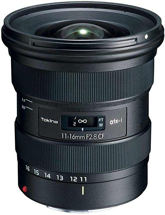 Tokina 초광각 줌 렌즈 atx-i 11-16mm F2.8 CF 캐논 EF 용 APS-C 포맷 용