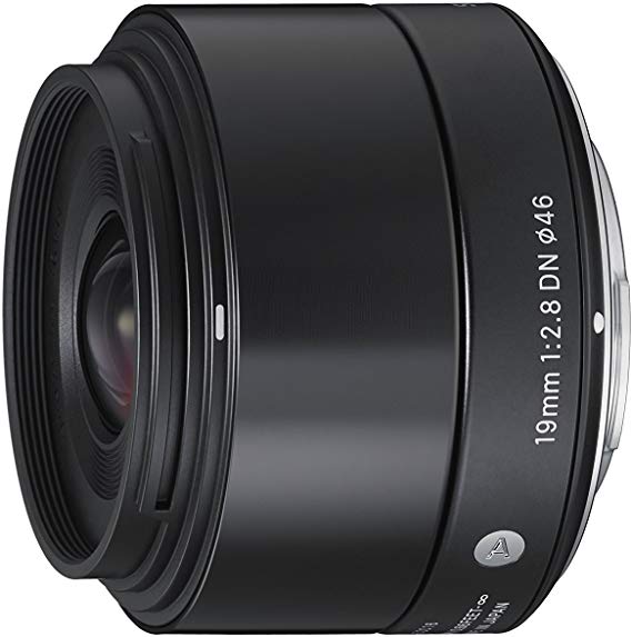 SIGMA 단 초점 광각 렌즈 Art 19mm F2.8 DN 블랙 마이크로 포 서드 미러리스 카메라 전용 929732 Black