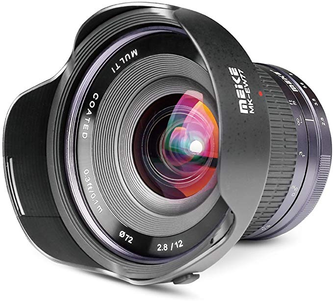 [일본 정품] Meike 렌즈 광각 렌즈 MK 12mm F2.8 Fujl X 마운트 용 일본어 취설 첨부 19950003