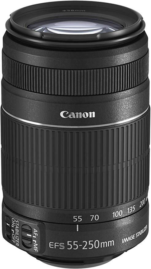 Canon 망원 줌 렌즈 EF-S55-250mm F4-5.6 IS II APS-C 호환