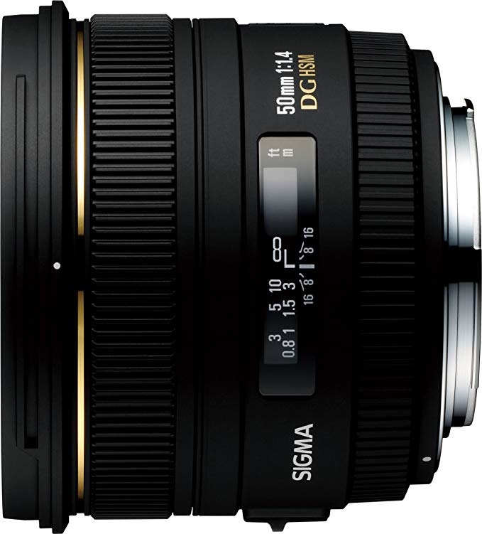 SIGMA 단 초점 표준 렌즈 50mm F1.4 EX DG HSM 캐논 용 풀 사이즈 대응