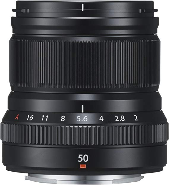 FUJIFILM 단 초점 중 망원 렌즈 XF50mmF2 R WR B 블랙 블랙