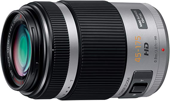 파나소닉 망원 줌 렌즈 마이크로 포서 즈용 루믹스 G X VARIO PZ 45-175mm / F4.0-5.6 ASPH./POWER O.I.S. 실버 H-PS451