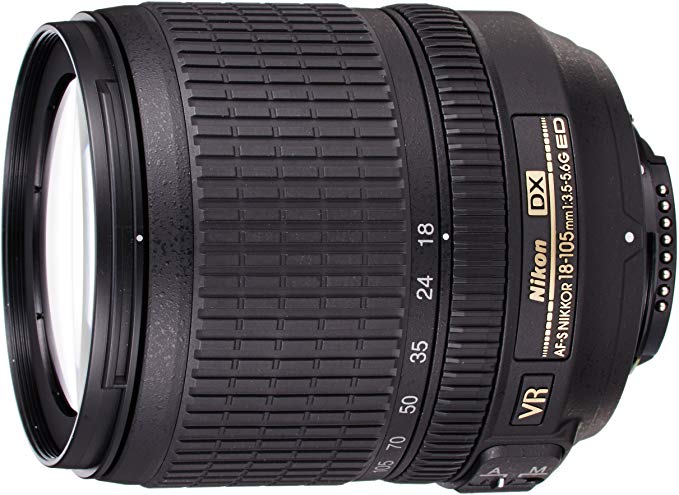 Nikon 표준 줌 렌즈 AF-S DX NIKKOR 18-105mm f / 3.5-5.6G ED VR 니콘 DX 포맷 전용