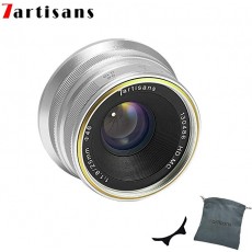 7 장인 25 mm f1.8 수동 초점 프라임 고정 렌즈 for Canon eos-m 마운트 m1 m2 m3 m5 m6 m10 (블랙)