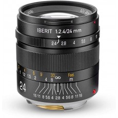 KIPON 단 초점 렌즈 IBERIT (이베릿토) 24mm f / 2.4 렌즈 for Leica M 렌즈 Frosted Black (무광 블랙)