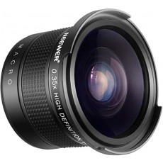 Neewer 55mm 0.35x HD 어안 광각 렌즈 매크로 클로즈업 부분 포함 0.35X