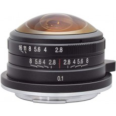 [일본 정품] LAOWA 단 초점 어안 렌즈 4mm F / 2.8 MFT 마이크로 포서 즈용 LAO0048