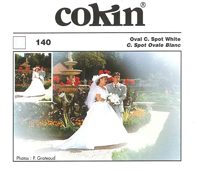 Cokin 각형 렌즈 필터 A140 센터 스팟 화이트 (타원) 67 × 72mm 색상 효과 용 448504