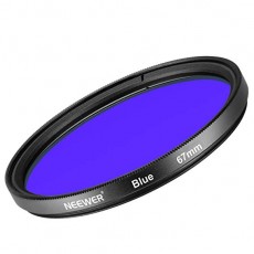 Neewer 67MM 전체 블루 렌즈 필터 Canon Rebel (T5i, T4i, T3i, T2i), EOS (70D, 700D, 650D, 600D, 550D