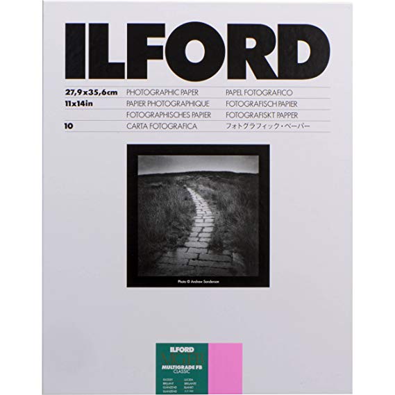 ILFORD 흑백 인화지 MGFB CLASSIC 1K 11X14 대 네 자르 10 장 1172038