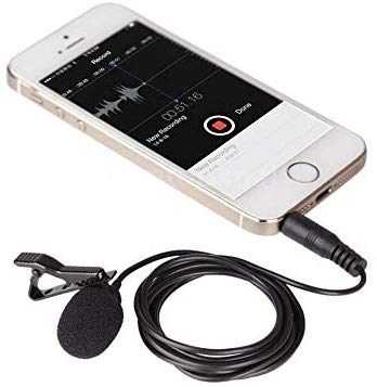 Good Mic BOYA BY-LM10 Audio Video phone Record Lavalier Lapel Clip-on Condenser Microphone