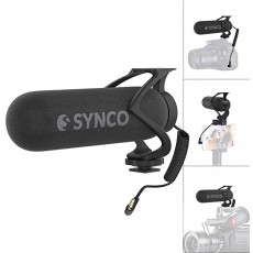 SYNCO- 외부 마이크 - 카메라 마이크 - 콘덴서 마이크 - 녹음 용 단일 지향성 슈퍼 카디오이드 캠코더 / 디지털 카메라 / 스마트 폰 대응 3.5mm 샷건