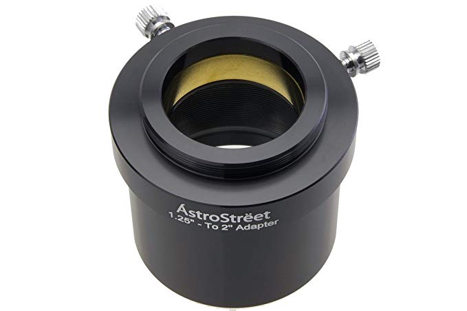 AstroStreet T2 나사산 2 인치 31.7mm 변환 어댑터