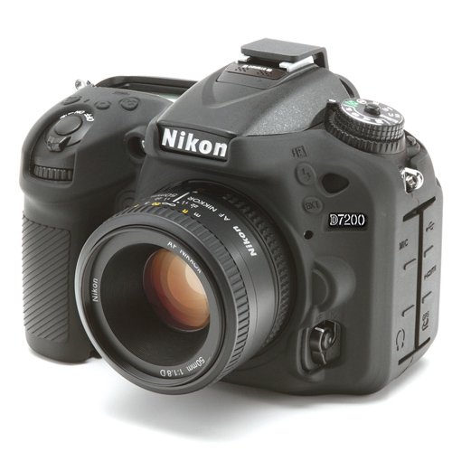 DISCOVERED이지 커버 Nikon D7200 용 액정 보호 필름 & 화면 보호기 검은 색