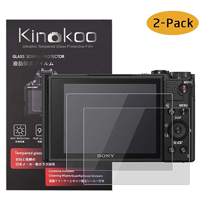 kinokoo 액정 보호 필름 Sony Cyber-shot DSC-HX99 / DSC-WX800 / DSC-WX700 전용 경도 9H 높은 투과율 지문 기포없이 