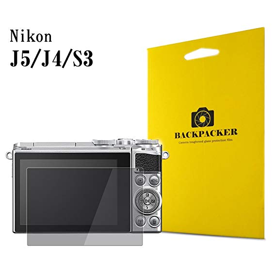 [BACKPACKER] 카메라 액정 보호 유리 액정 보호 0.33mm 강화 유리 사용 9H 경도 높은 선명 Nikon Nikon1 J5 / J4 / S3 용