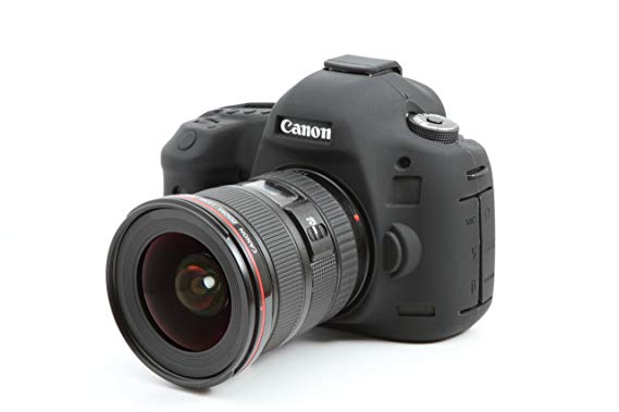 DISCOVERED이지 커버 Canon EOS 5DS / 5Ds R / 5D Mark3 용 액정 보호 필름 & 화면 보호기 검은 색 5D3-BL 블랙