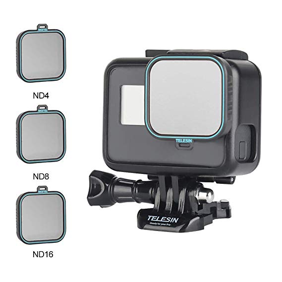 TELESIN Gopro hero7black / hero6 / hero5 렌즈 필터 ND 감광 필터 ND4 ND8 ND16 카메라 보호 필터 광학 유리 항공 알루