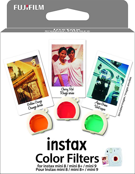 FUJIFILM mini8P / mini8 + / mini9 3 색 입 컬러 필터 INSTAX MINI COLOR FILTERS