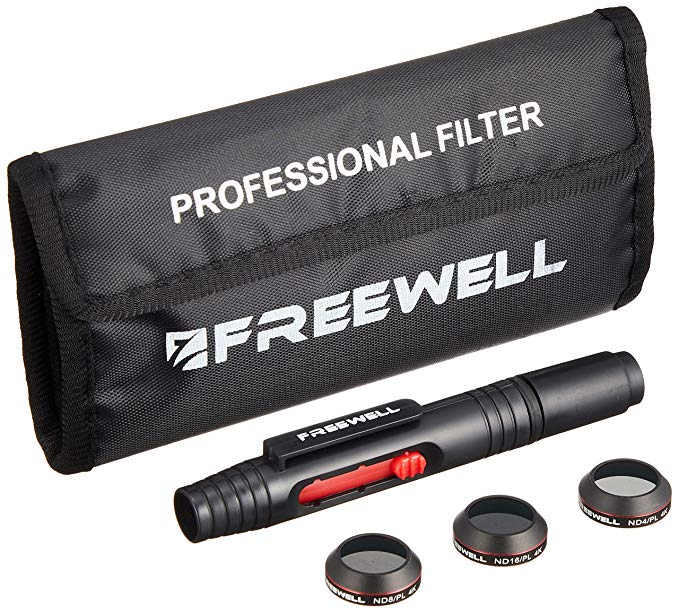 FreeWell 카메라 용 필터 DJI MARVIC 전용 하이브리드 스냅 온 유리 ND / PL (감광 / 편광) 필터 3 개 세트 FW-MAV-HYBRID