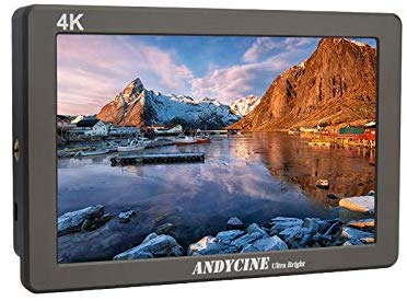 ANDYCINE X7S 7 인치 IPS 초박형 1920x1200 2200nit 고휘도 HD 온 카메라 비디오 모니터 액정 필드 모니터 4K SDI 대응 HDMI 