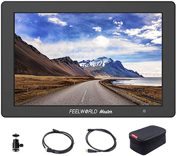 Feelworld 카메라 LCD 모니터 7 인치 IPS 초박형 1920x1200 HD 온 카메라 비디오 모니터 액정 필드 모니터 4K HDMI 신호 입력 촬영 확