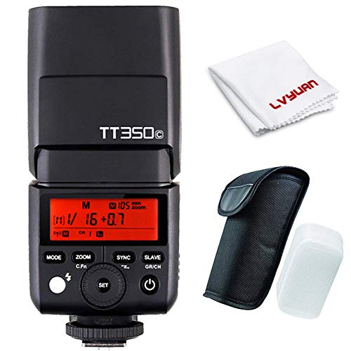 [정품 技適 표시되어있는 일본어 설명서 부] Godox Thinklite TTL TT350C 미니 카메라 플래시 속도 1 / 8000s GN36 DSLR Cano